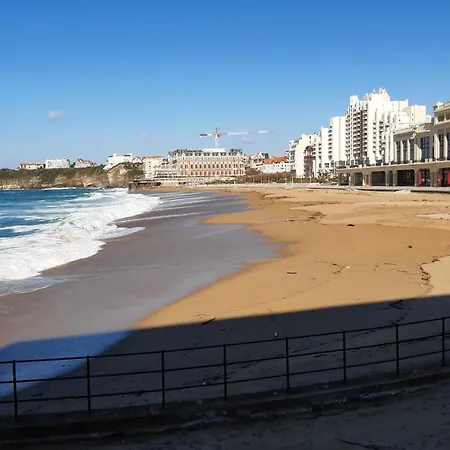 Апартаменты Grande Terrasse Vue Directe Sur Mer Et Sur Le Palais Биарриц